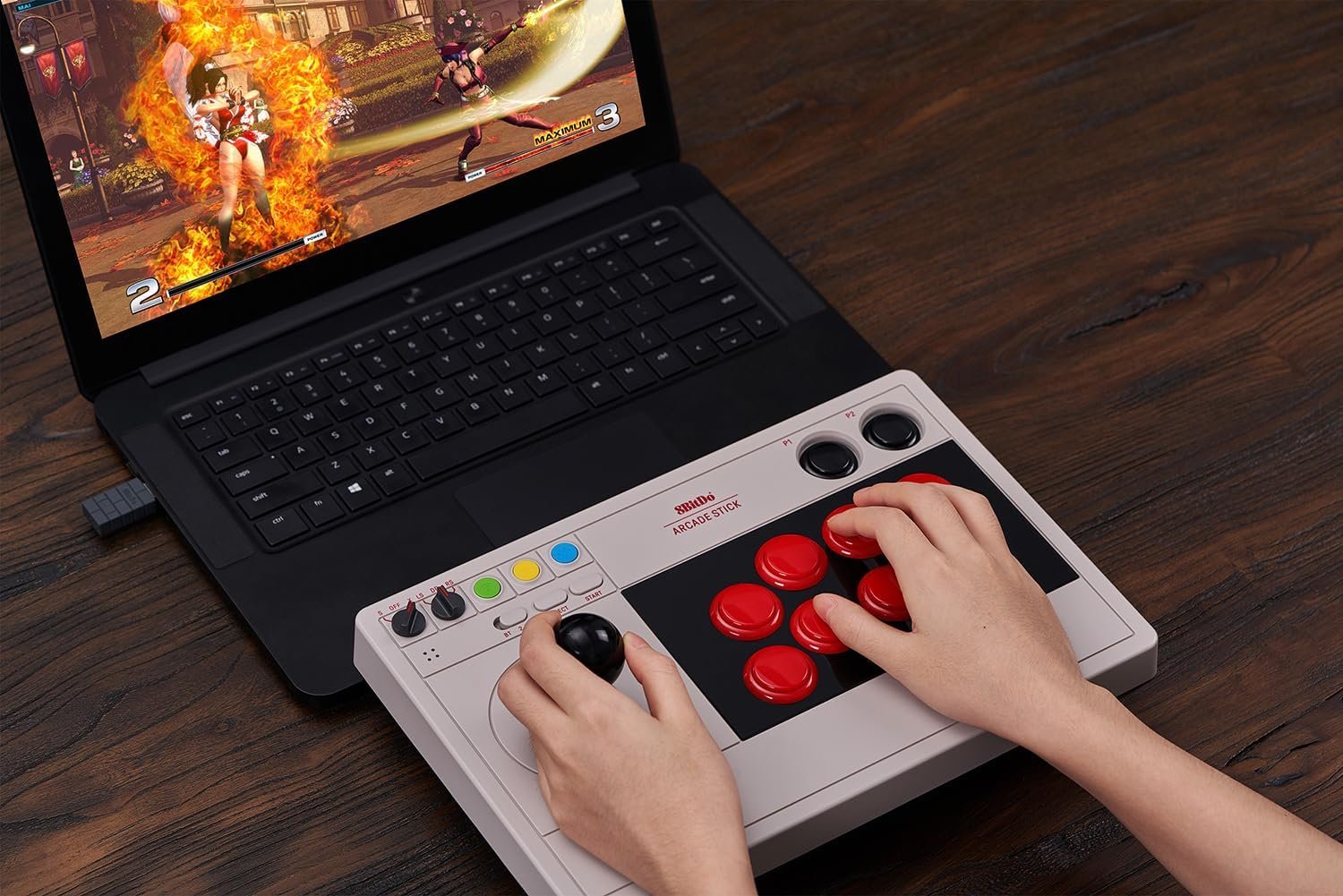 Mando arcade USB para PC y emulación retro