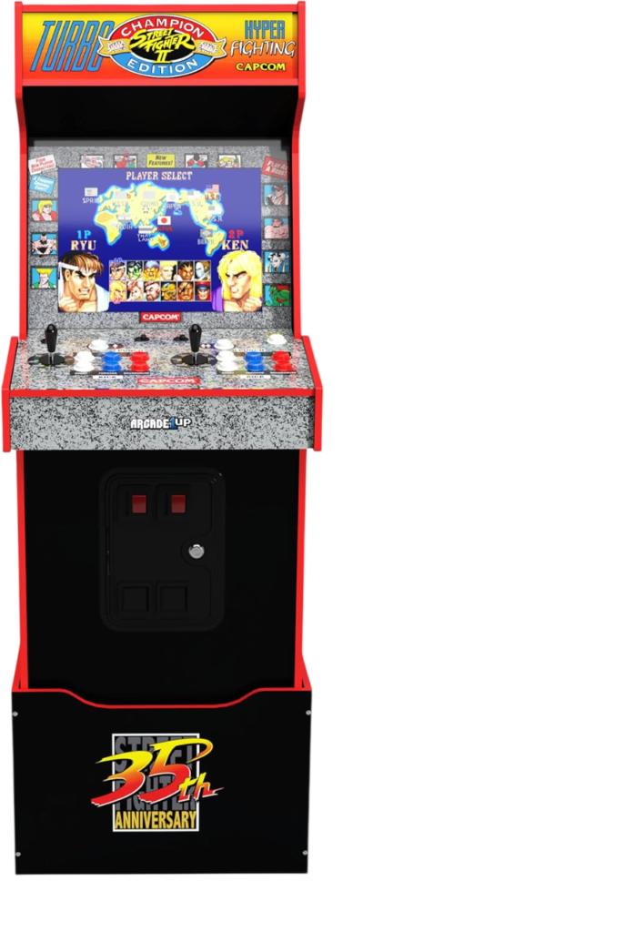 Arcade1Up Street Fighter Legacy — 14 juegos y WiFi