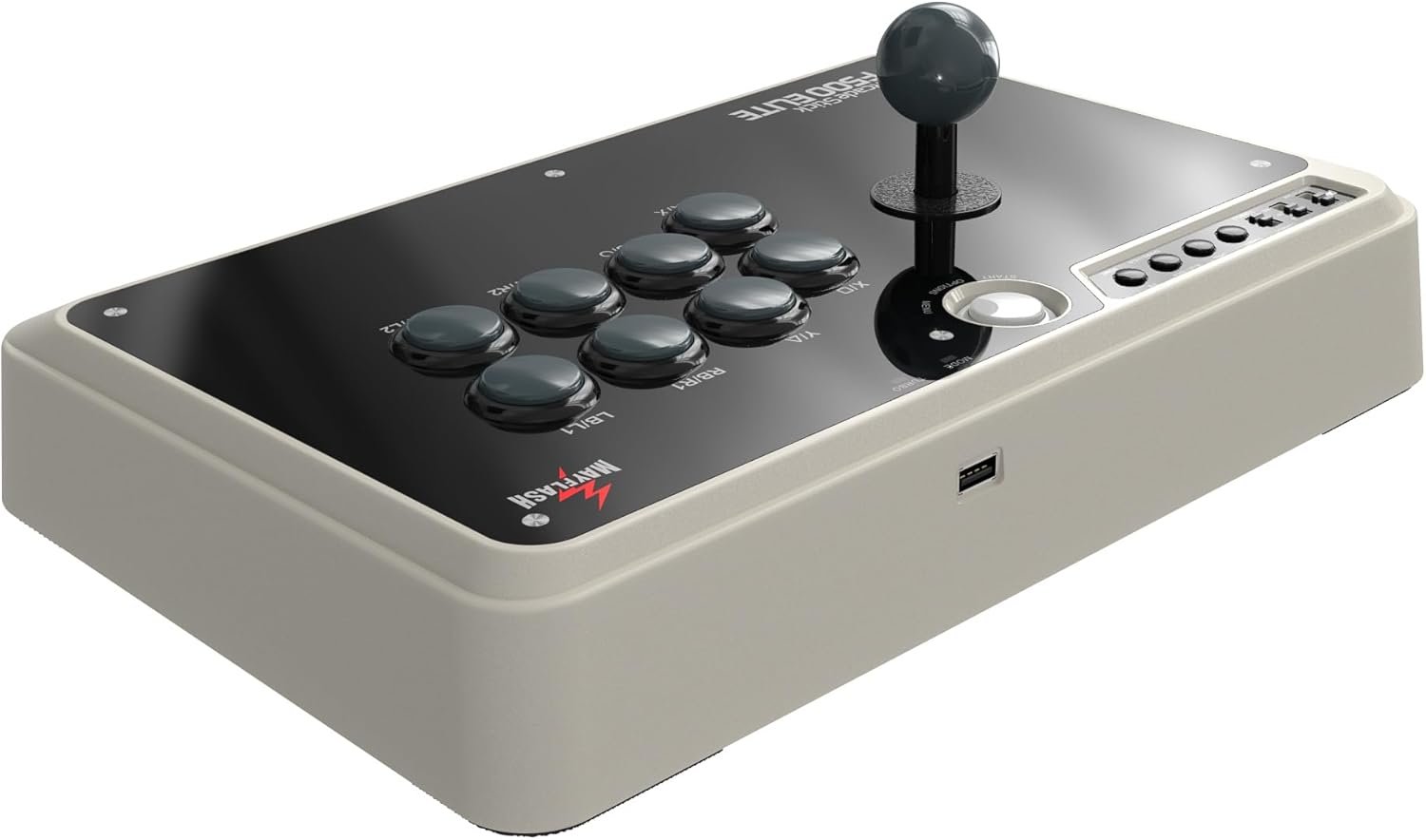 Mayflash F500 Elite con componentes Sanwa