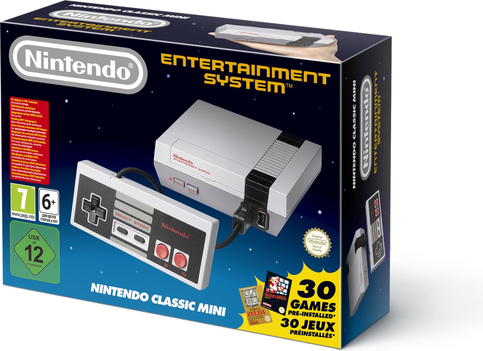 Nintendo NES Classic Mini con mando
