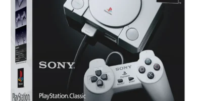 Sony PlayStation Classic con consola y mandos