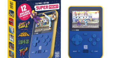 Super Pocket Capcom Edition consola portátil retro