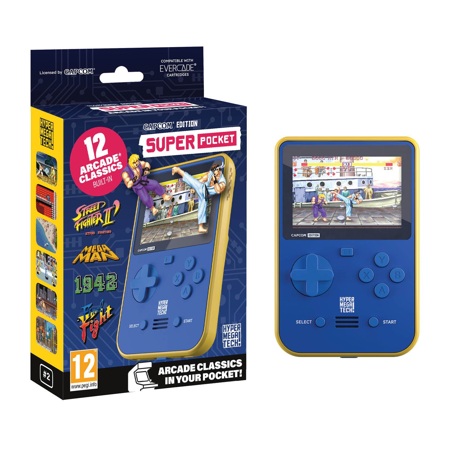 Super Pocket Capcom Edition consola portátil retro