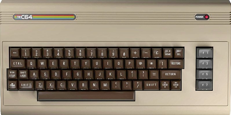 THEC64 teclado completo oficial de Retro Games Ltd