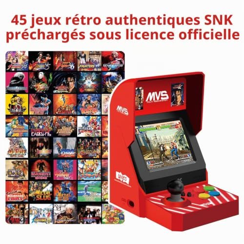 Unico MVS Mini Arcade SNK con 45 juegos Neo Geo