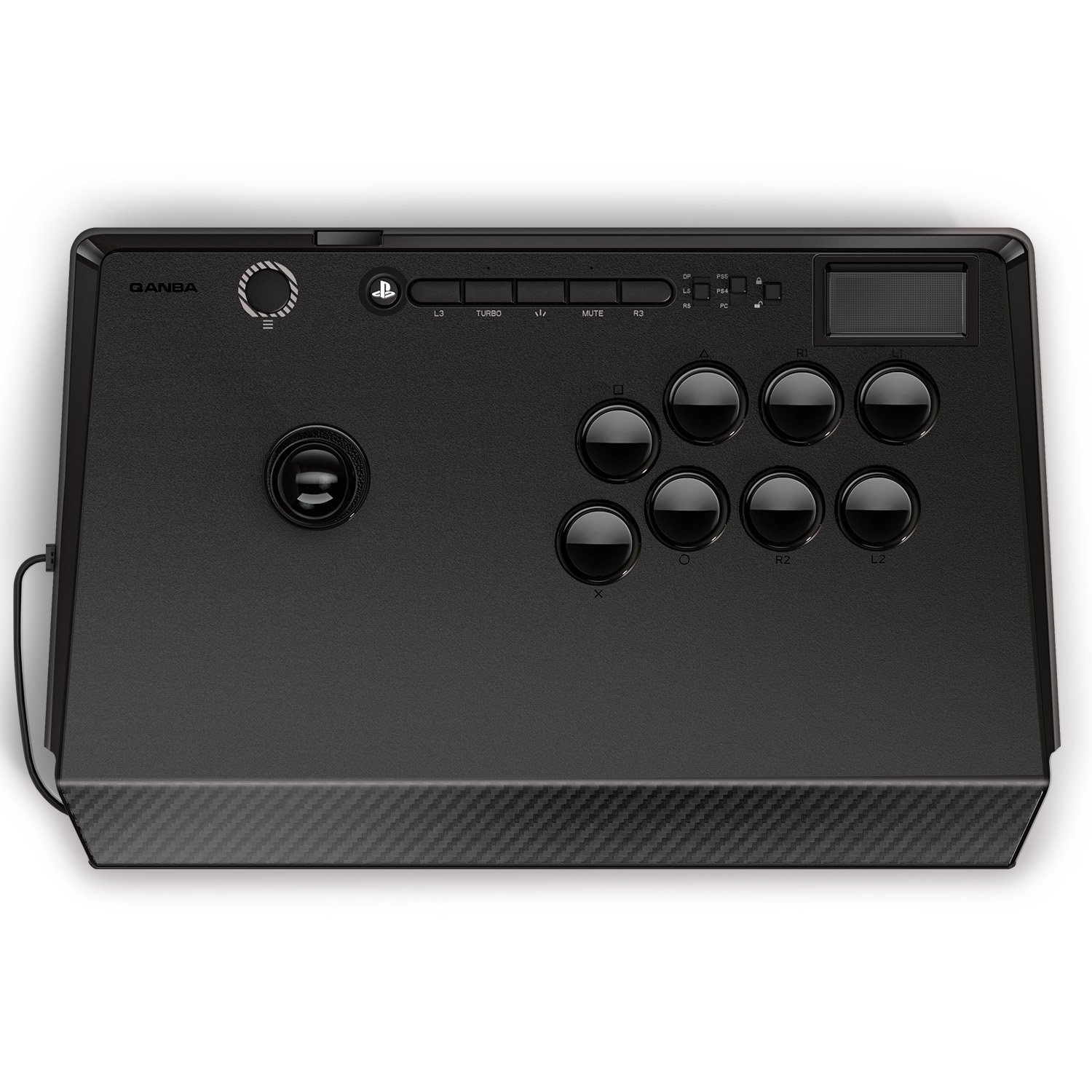 Qanba Titan — fightstick oficial PS5/PS4/PC con Sanwa
