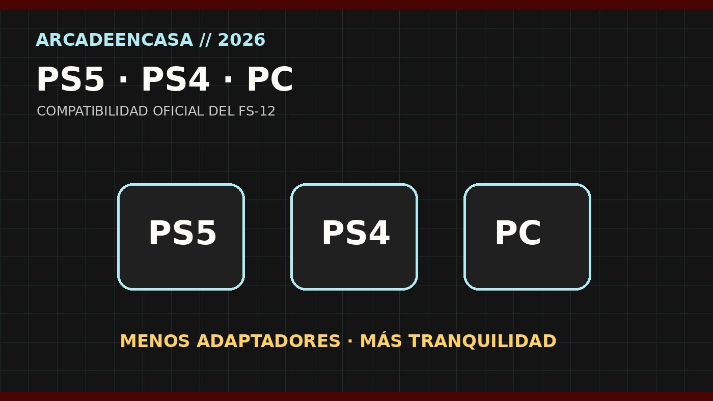 Compatibilidad oficial: PS5, PS4 y PC.