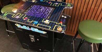Máquina arcade Pac-Man para artículo sobre la historia de Pac-Man