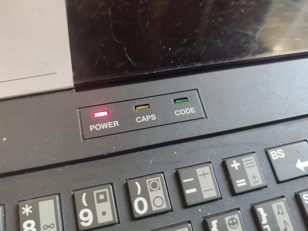 Philips MSX VG8000 indicadores de encendido