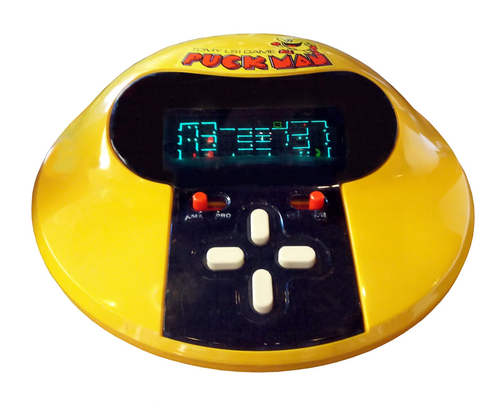 TOMY LSI Pac-Man, juego electrónico portátil de 1981