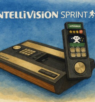 Intellivision Sprint de Atari con diseño retro